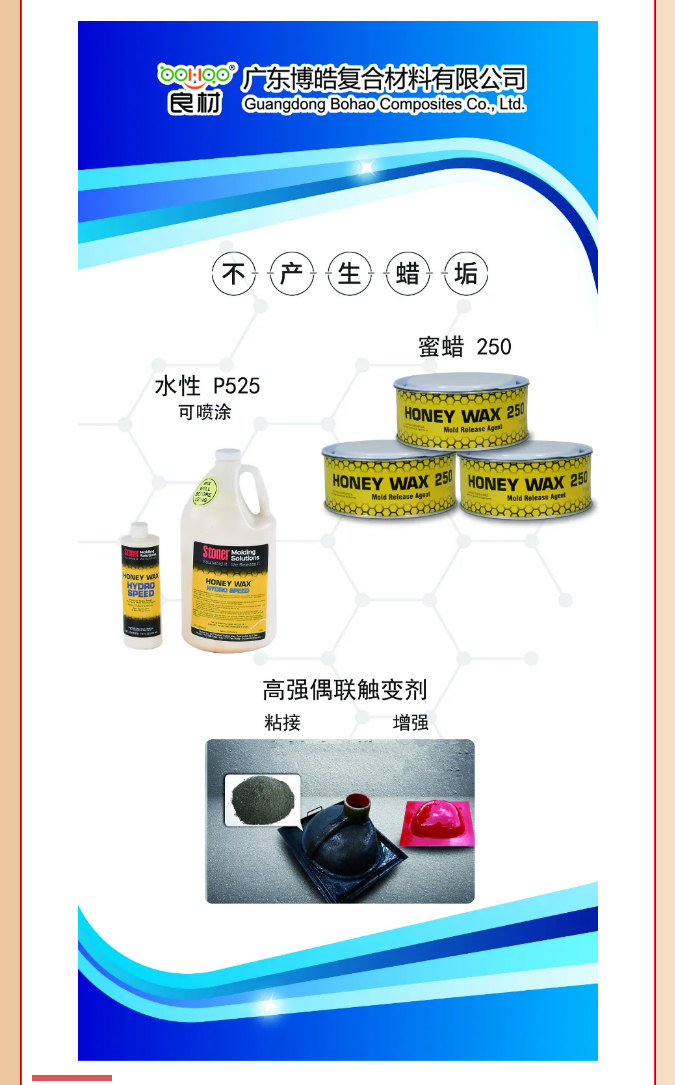 第26屆復(fù)材展廣東博皓熱推產(chǎn)品：美國(guó)Stoner脫模劑、高強(qiáng)偶聯(lián)觸變劑