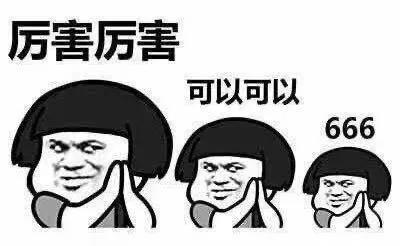 厲害厲害，可以可以，666