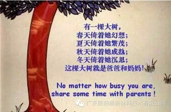 樹就是我們的父母！請愛護(hù)你們身邊的這棵樹！