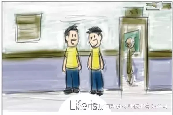 人生就是。。。 和好朋友在教室外面一起罰站