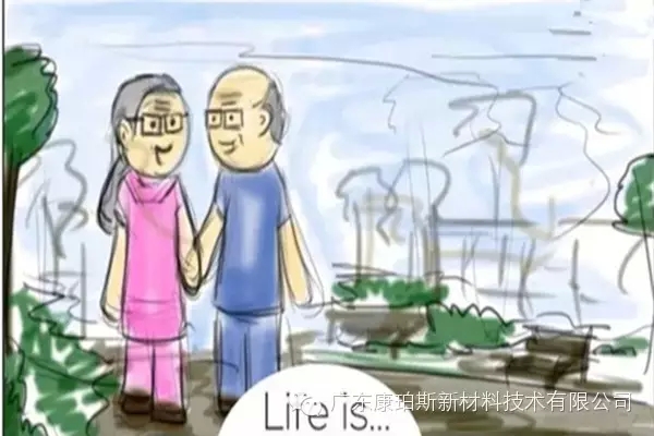 人生就是。。。 牽著老伴的手，享受屬于自己的夕陽，執(zhí)子之手，與子偕老......